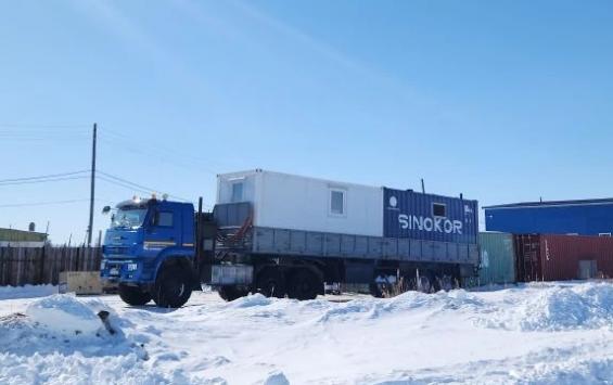 В аэропорт Омолон доставлен современный модульный фельдшерский здравпункт